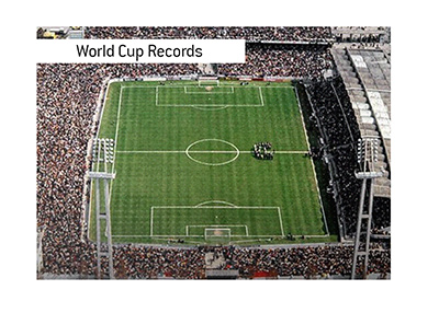 World Cup 1958 in Sweden. France player holds the record for most goals scored in a WC match.