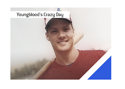 Joel Youngblood became the only player in baseball to record hits for two different teams, in two different cities, on the same day.