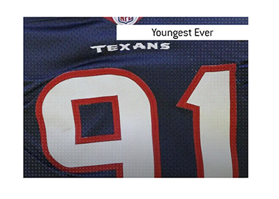 The youngest player ever to play in the National Football League was...