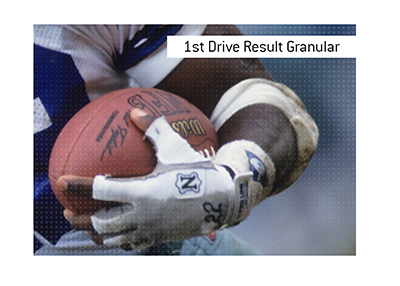 The King explains the meaning of the American football betting term 1st Drive Result Granular.  What is it?