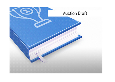 The meaning of the fantasy sports term Auction Draft is explained by the King.  What is it?