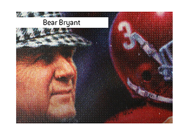 Bear Bryant quote - Offense sells tickets, defense wins championships.