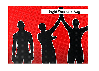 And the winner is... - Boxing match decision - Illustration.