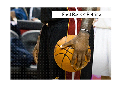 The King explains the meaning of the basketball betting term - First Basket Betting.  In photo: The Free Throw.