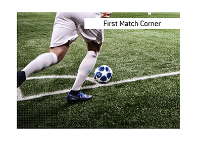 What is the meaning of the term First Match Corner in the sport of football?  The King explains.