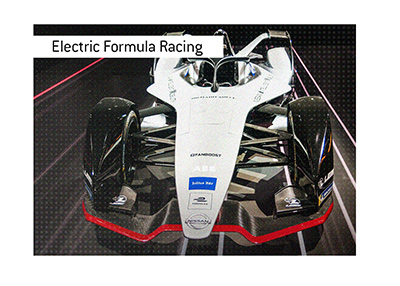 The new generation Formula E racing car made by Nissan.