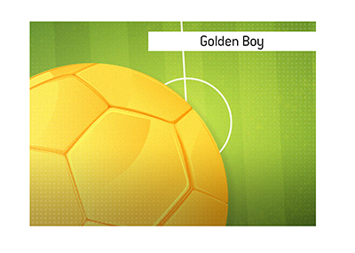 The Golden Boy award origins and history are explained.  Illustration.  Who are the famous winners?