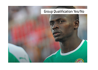 How does a bet Group Qualification Yes/No work?  When is it used?  In photo: Sadio Mane - Senegal football national team.