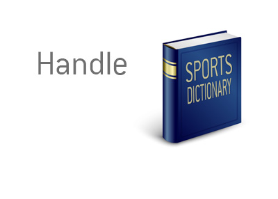 The dictionary entry for Handle - Sports King Terms