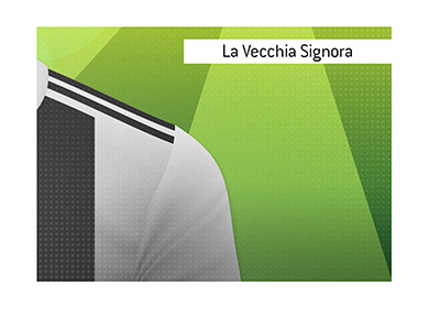 Juventus player - Illustration - La Veccia Signora meaning and origin explained. 