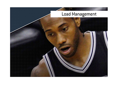 The meaning of the term Load Management when it comes to NBA basketball is explained.  What is it and why is it done?