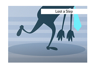 The meaning of the term Lost a Step when it comes to sports and life in general is explained.