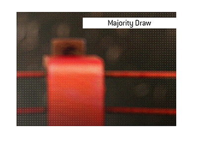 The meaning of the term Majority Draw in combat sports is explained.