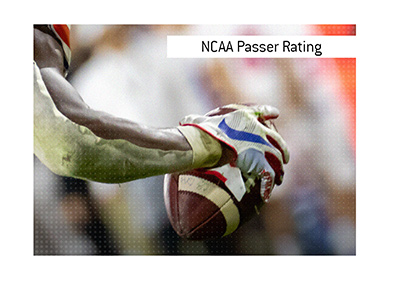 The definition of NCAA passer rating.  What is the meaing of the term when it comes to college football?