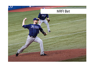What does NFRI Bet mean in baseball?  The King explains.  In photo: Toronto Blue Jays pitcher in action.
