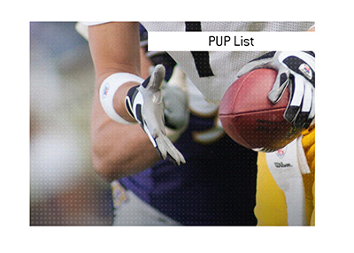 The meaning of the NFL term PUP List is explained.  What is it?