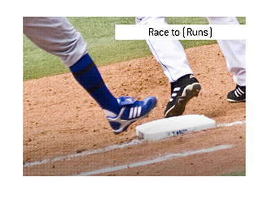 The meaning of the term Race to Runs is explained when it comes to betting on the sport of baseball.