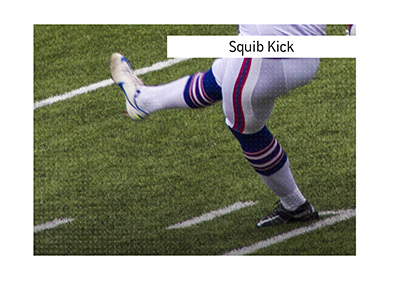 What is a squib kick in American football?  How is it different from a regular kickoff?  The King explains.