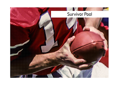 What is the Survivor Pool and how does it work?  The King explains.  In photo:  Brady with the football.