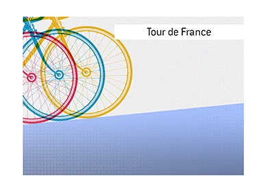 Tour de France is one of the most famous bicycle races in the world.