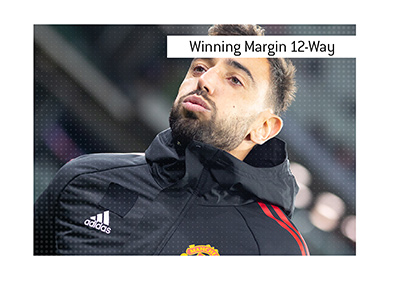 In photo: Bruno Fernandes of Manchester United.  The betting term Winning Margin 12-Way explained.