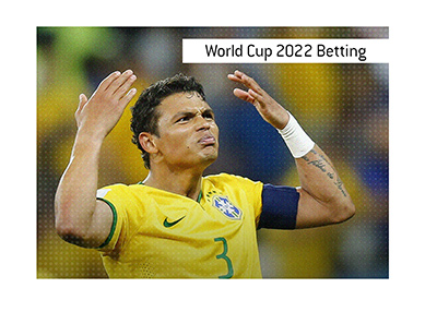 World Cup 2022 Betting - The term is explained and examples provided.  In photo:  Thiago Silva.