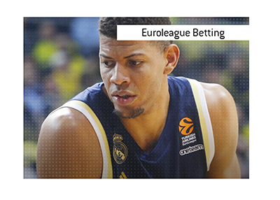 The ins and outs of betting on the top European basketball club competition - Euroleague.  In photo:  Real Madrid player during a match vs. Fenerbahce Beko in Instanbul.