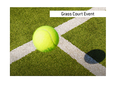 The ATP Newport tennis tournament is the only grass tournament outside of EU.