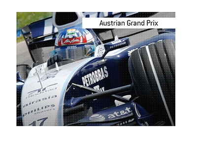 Bet on the Formula 1 Austrian Grand Prix event.  In photo: Alexander Wurz in his machine.