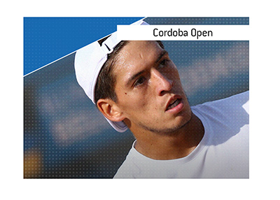 Cordoba Open tennis tournament is an important stop in the ATP circuit.  In photo:  2023 winner, Sebastian Baez