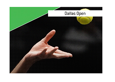 The ATP tennis is back in the city of Dallas. Bet on the big event.