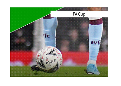 The FA Cup is the oldest football competition in the world - Bet on it! - In photo: Aston Villa player with the ball.