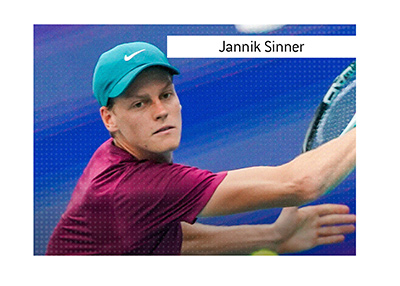 The 2023 Open Sude de France winner - Jannik Sinner. Bet on this tennis tournament.