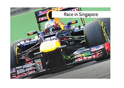 The Singapore Grand Prix is a night Formula One race held at Marina Bay Street Circuit.  Bet on it!