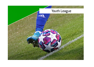 UEFA Youth League - Bet on it - In photo: Dinamo Zagreb Under 18 player is preventing the ball from going out of bounce.