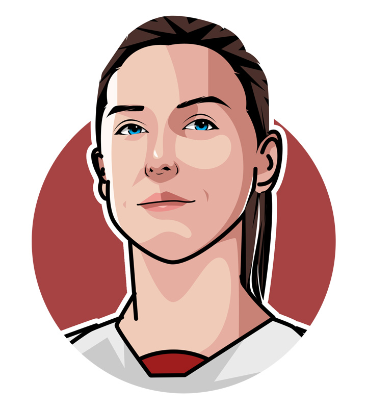 Alex Morgan aka Baby Horse - Profile Drawing.  Illustration.  Digital art.