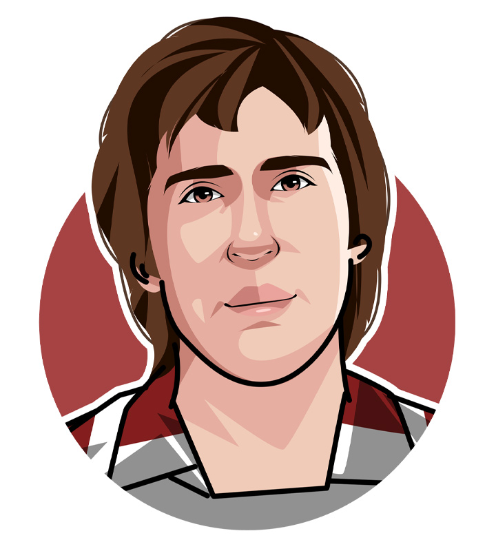 Andoni Goikoetxea, known as the Butcher of Bilbao - Player profile illustration.  Drawing.  Avatar art.