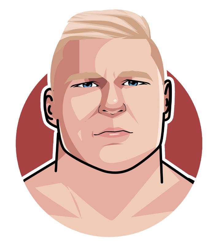 Brock Lesnar illustration.  Drawing.  Avatar art.  Nicknamed Vanilla Gorilla, The Beast and the Next Big Thing.  Professional wrestler and ruthless fighter.
