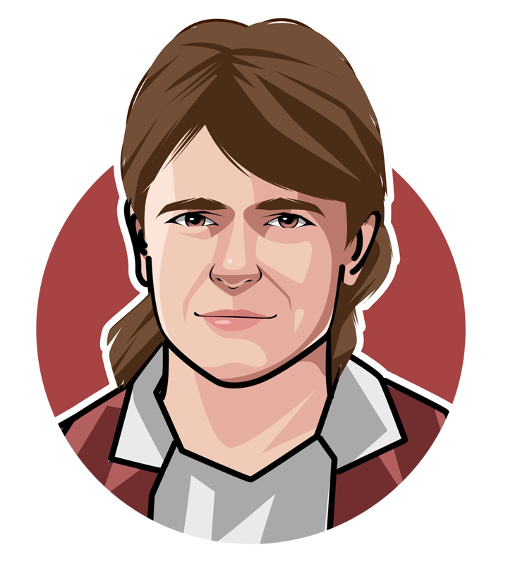 Dragan Stojkovic Piksi - Profile Illustration - Drawing.  Art.  - Serbian and Ex Yugoslavian star football player.