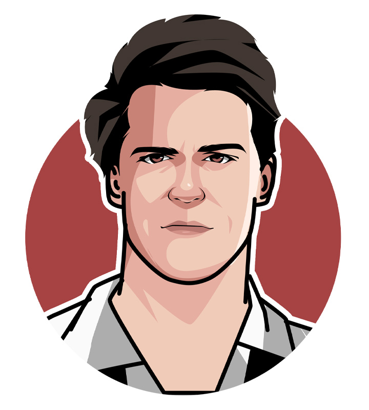 Fabio Capello player profile illustration.  Avatar drawing.  Art.  The Italian famous player and later manager.