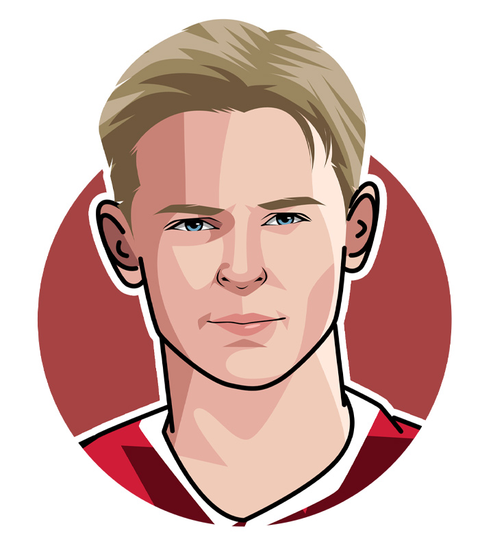 Frankie De Jong - Dutch football star - Profile illustration.  Drawing.  Art.  El Artista and El Rompelineas