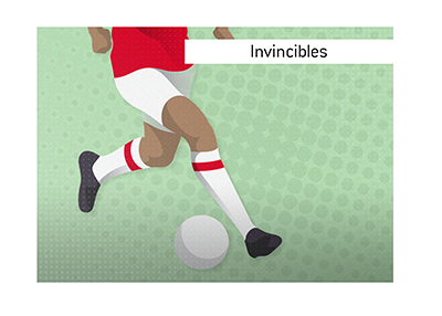 Arsenal FC Invincibles.  Featuring Thierry Henry.