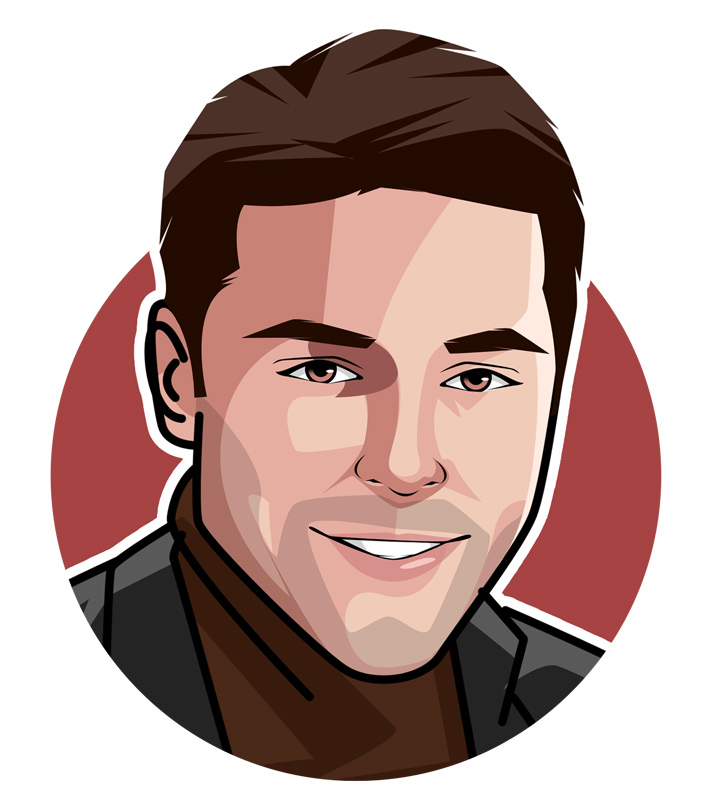 Oscar De La Hoya - Boxing legend - The Golde Boy - Illustration.  Profile drawing.  Art.  Avatar.