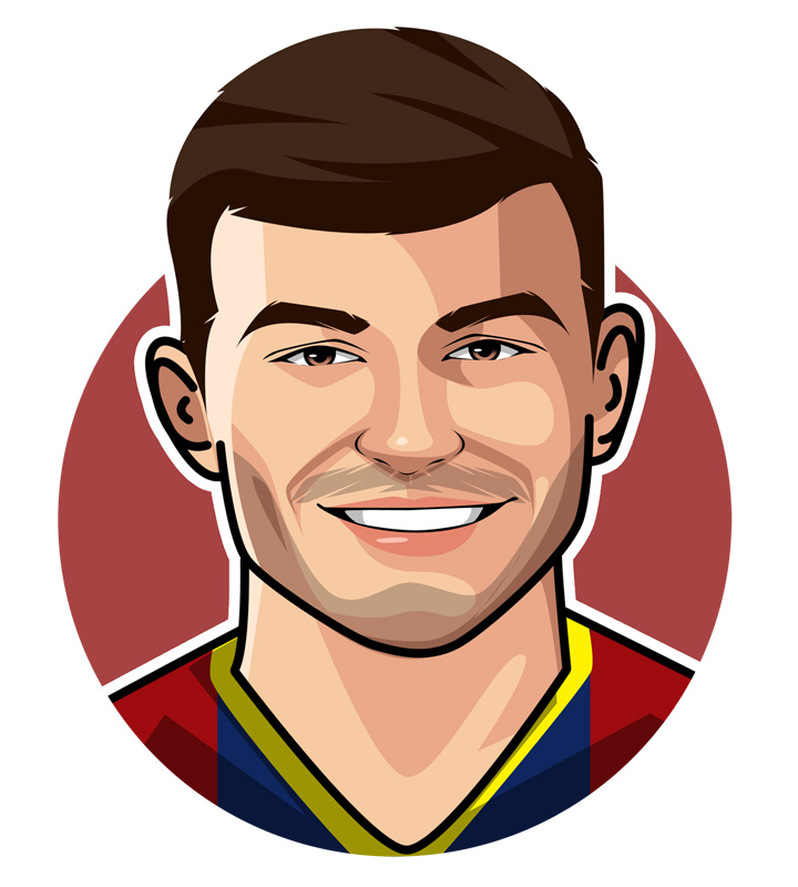 Pedro Gonzales Lopez, better known as Pedri.  Spanish football sensation.  Player illustration.  Profile drawing.  Caricature.  Avatar art.