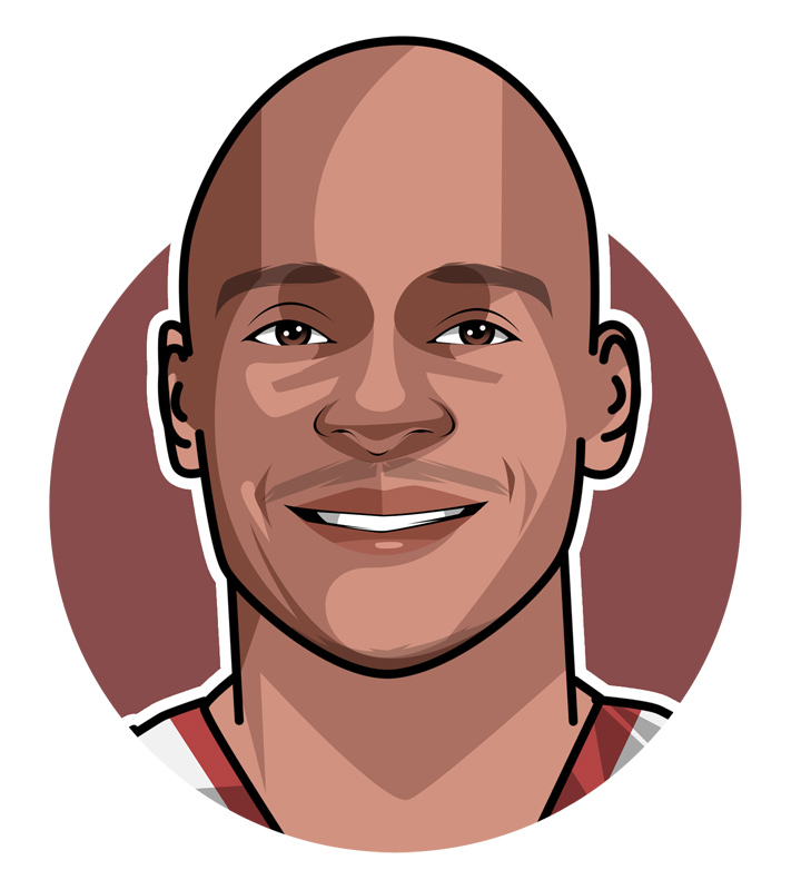 Ray Allen, also known as Jesus Shuttlesworth and Mr. Basketball - Profile illustration.  Digital drawing.  Avatar art.