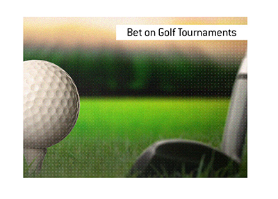The best way to bet on golf tournaments is... The King explains. Where is the best place to place bets?